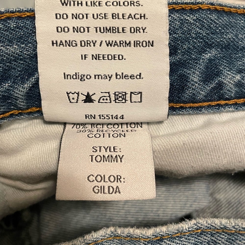 BOYISH Womens Tommy High Rise Straight Jeans Size 29 - Picture 4 of 8